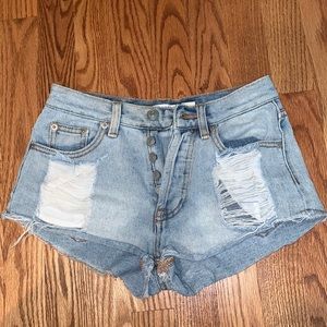 Brandy Melville Low-Rise Jean Shorts